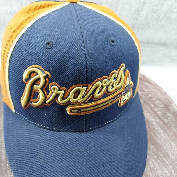 Atlanta Braves Two-Tone Baseball Cap 7 1/4 American Needle Vintage Cooperstown - Picture 7 of 11